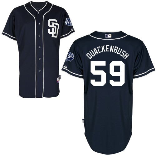 Kevin Quackenbush #59 Youth Baseball Jersey-San Diego Padres Authentic Alternate 1 Cool Base MLB Jersey
